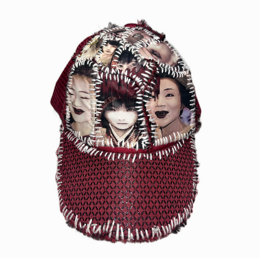 Cursed Cap:KIMONO Brim Edition (Burgundy)